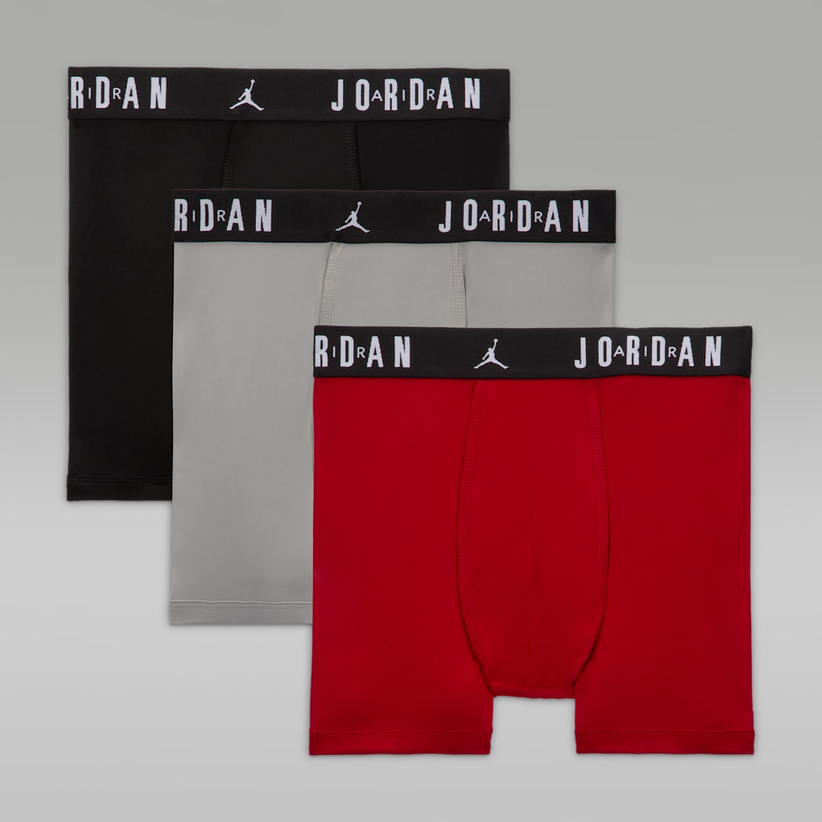 Jordan Dri-FIT Jordan Dri-FIT Big Kids' Flight Poly Boxer Briefs (3-Pack)
