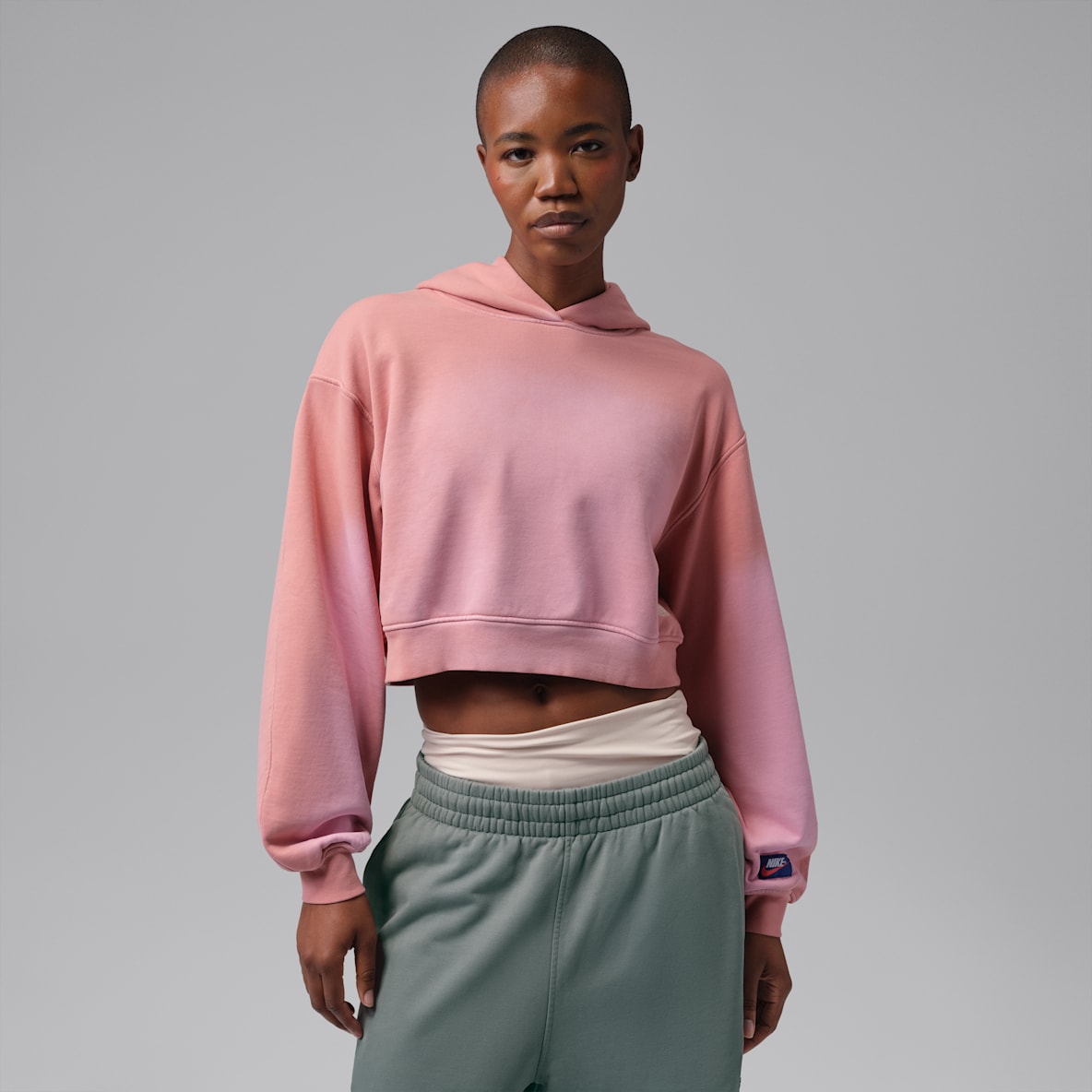 Jordan Flight Fleece Women's Mid Layer Cropped Hoodie