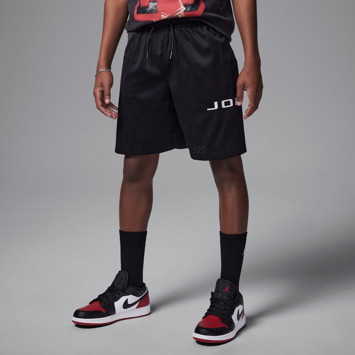 Jordan Dri-FIT Jordan Dri-FIT Big Kids' Baseline Mesh Shorts