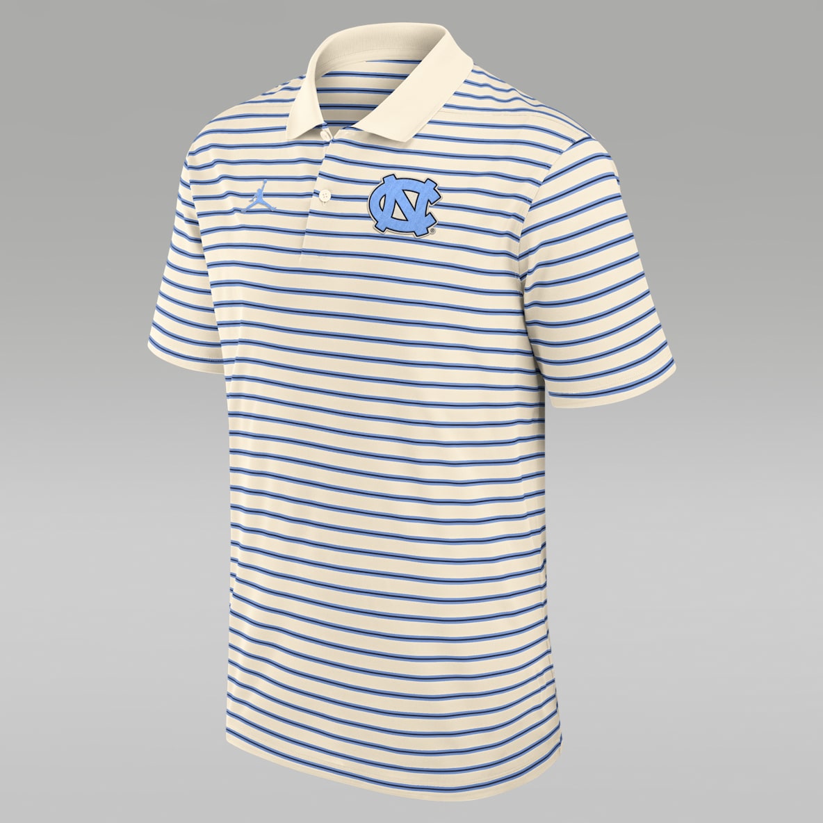 North Carolina Striped North Carolina Striped Men's Jordan Brand Dri-FIT College Polo