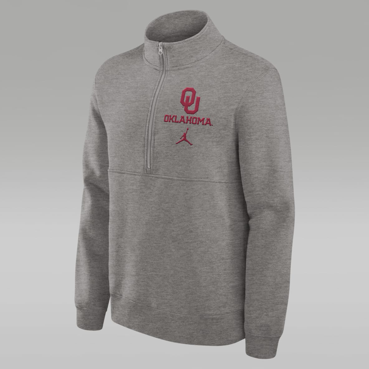Oklahoma Sooners Primetime Club Oklahoma Sooners Primetime Club Men's Jordan College 1/2-Zip Crew
