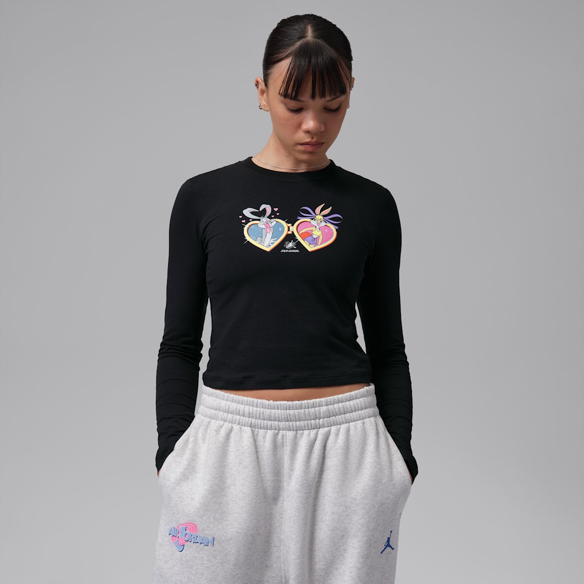 Jordan Space Jam Women's Locket Long-Sleeve T-Shirt