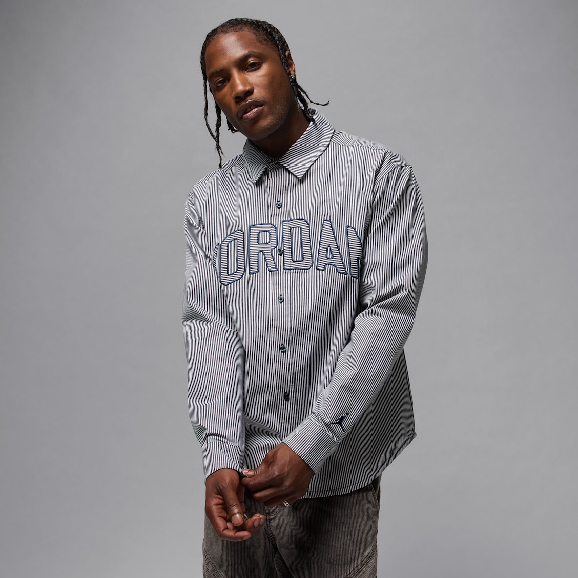 Jordan Flight Jordan Flight Men's Oxford Long-Sleeve Top