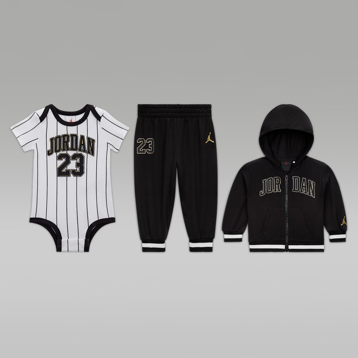 ジョーダン ベビー 23 ジャージー スリーピース フルジップ パーカー セット