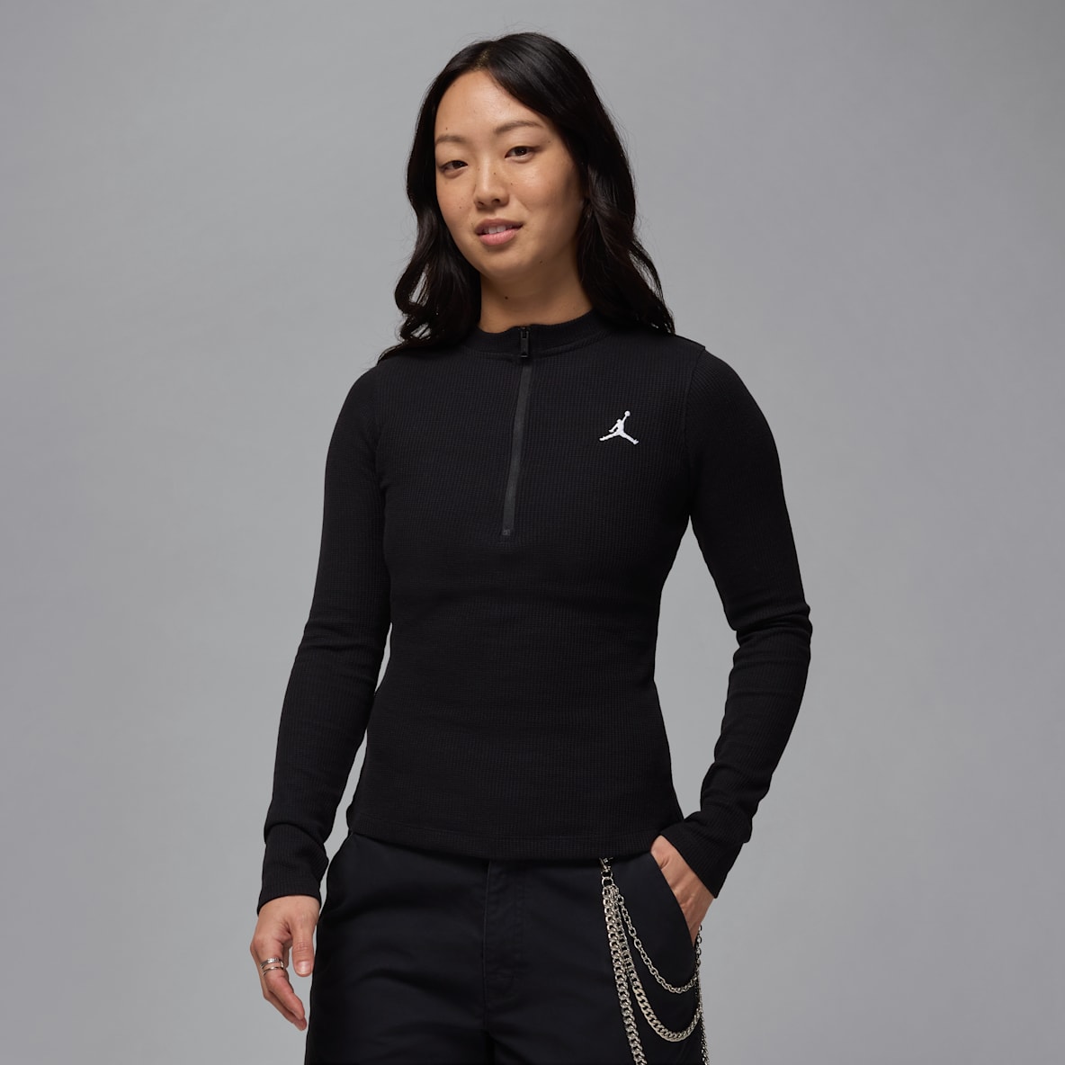 Jordan Jordan Women's Long-Sleeve 1/2-Zip Knit Top