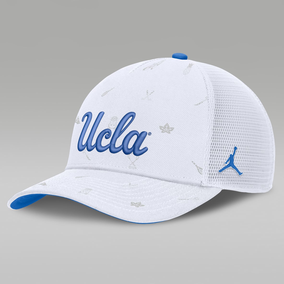 UCLA Country Club Golfin' Rise Men's Jordan Brand College Trucker Adjustable Hat