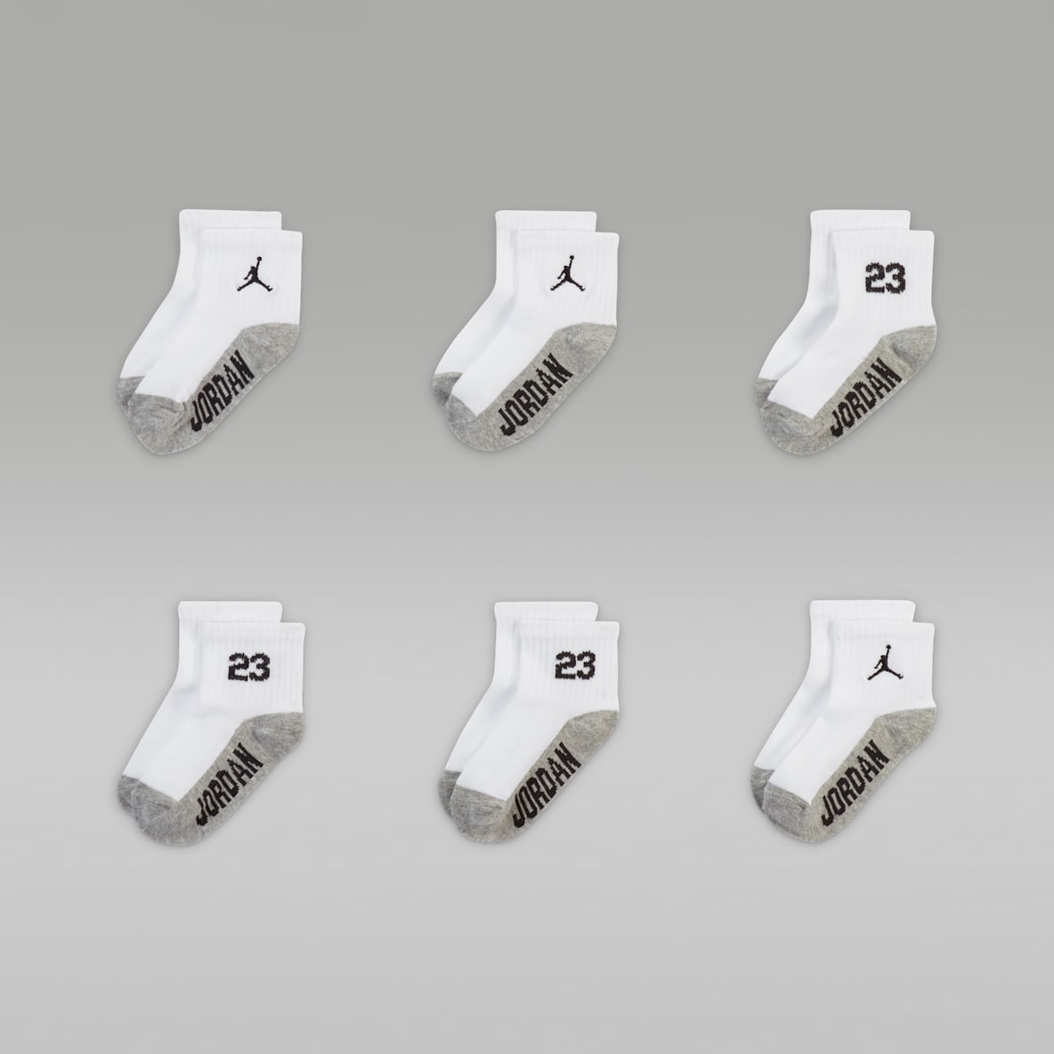 Jordan Jordan Baby Infant Socks (6 Pairs)