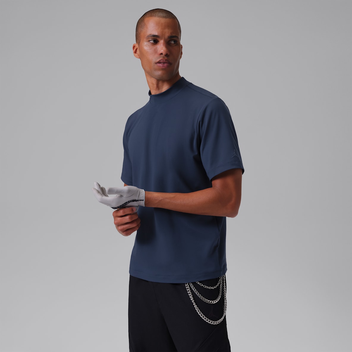 Jordan Sport Men's Mock-Neck Golf T-Shirt