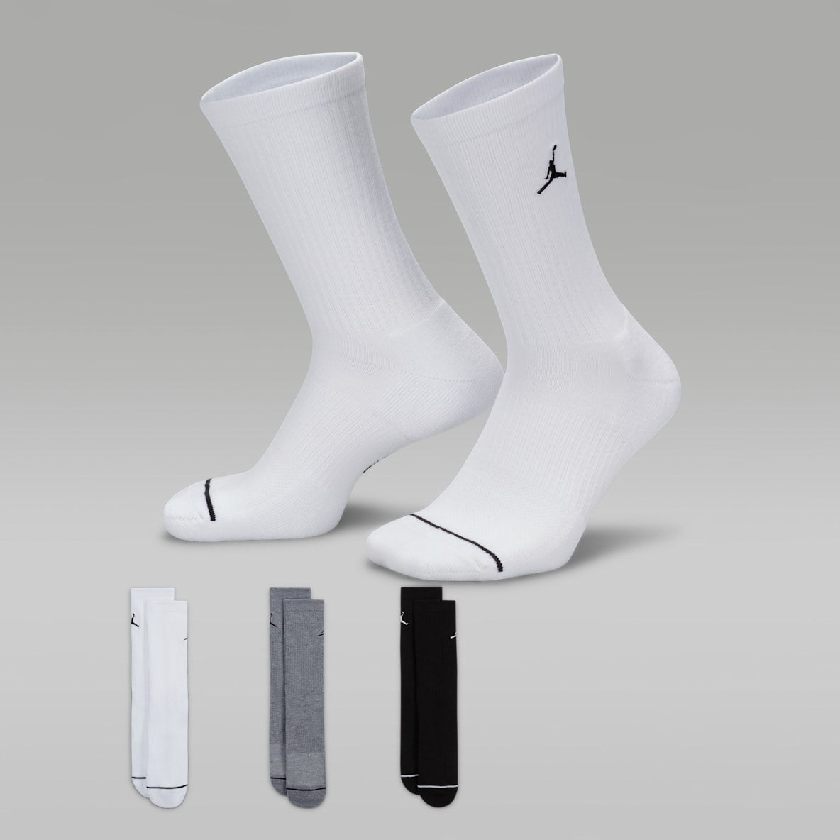 Jordan Jordan Everyday crew sokken (3 paar)
