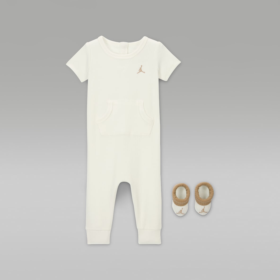 Jordan Baby Essential 2-Piece Short Sleeve Coverall Set