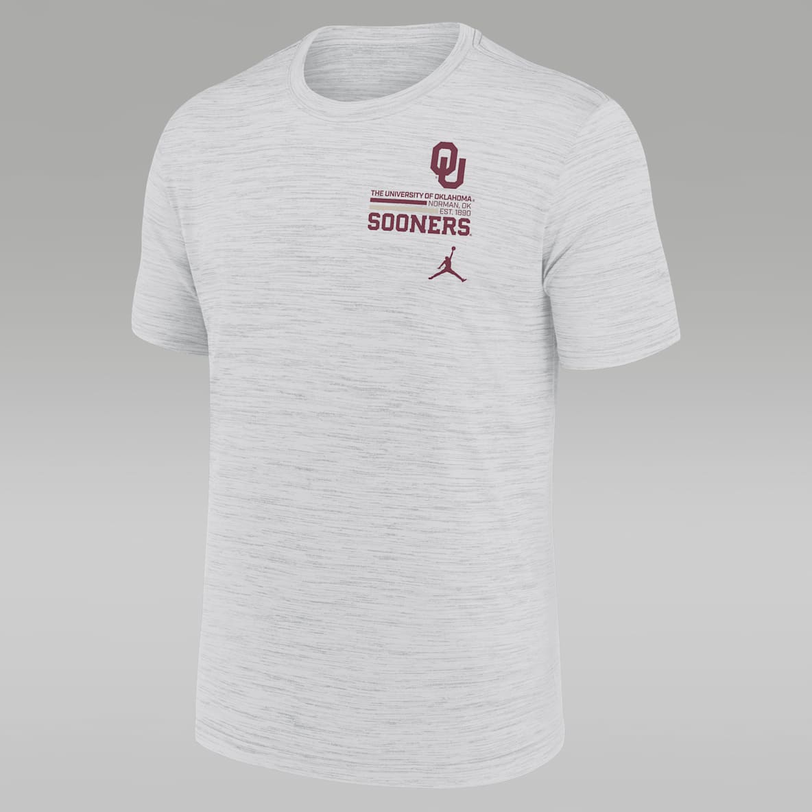 Oklahoma Campus Chest Stack Velocity Oklahoma Campus Chest Stack Velocity Men's Jordan Brand Dri-FIT College T-Shirt