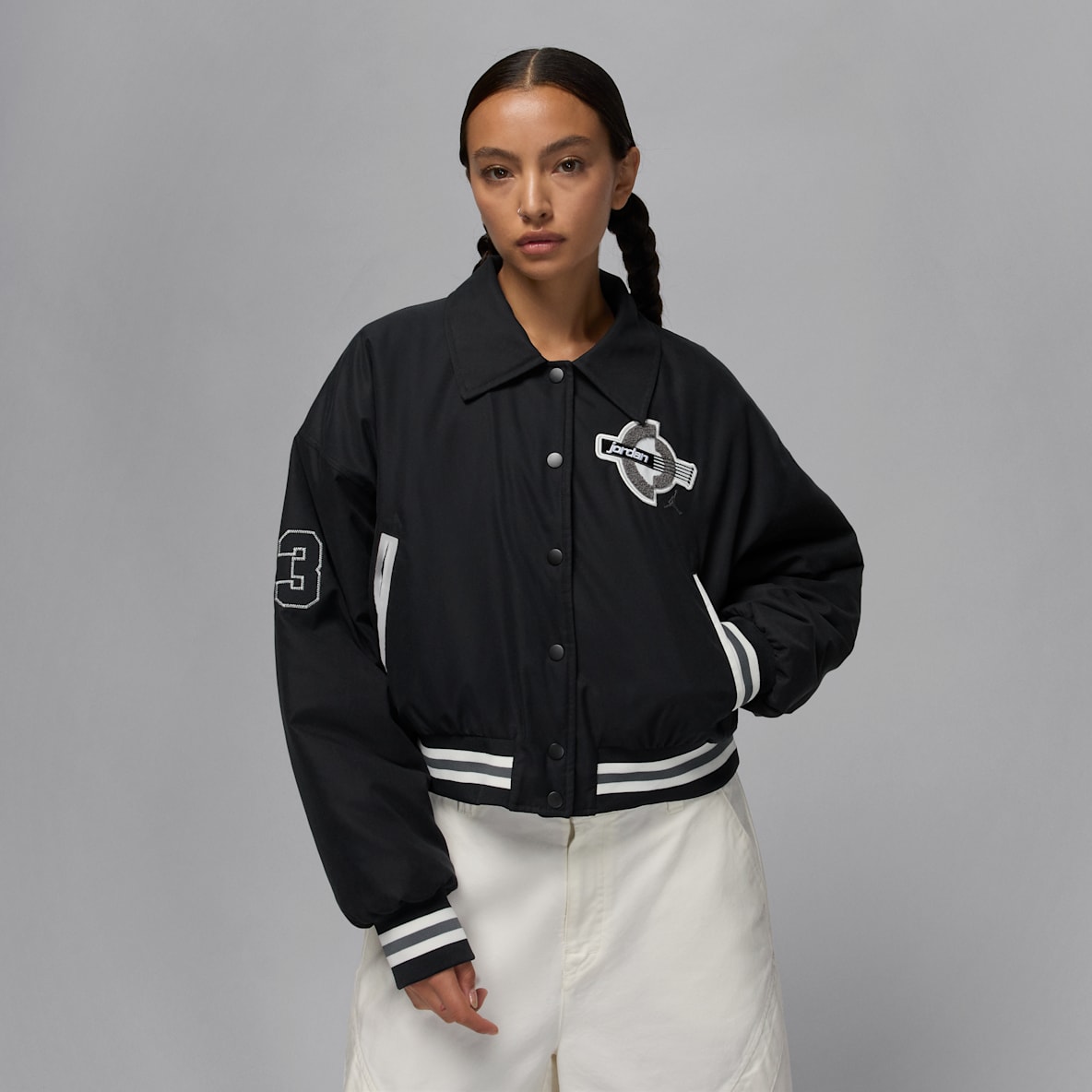 Jordan Brooklyn Jordan Brooklyn Women's Therma-FIT Varsity Jacket