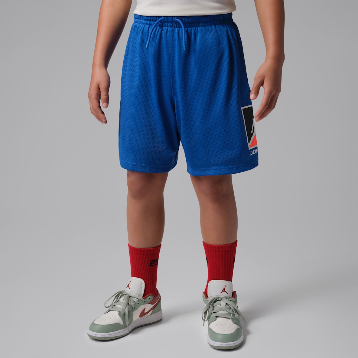 Jordan Σορτς από διχτυωτό υλικό Brooklyn Baseline για μεγάλα παιδιά