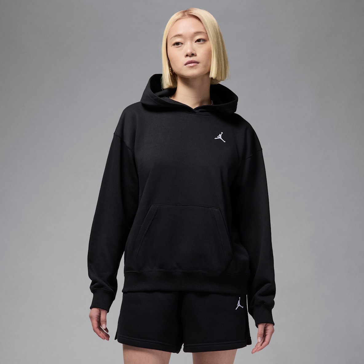 Jordan Brooklyn Fleece Sudadera con gorro sin cierre para mujer
