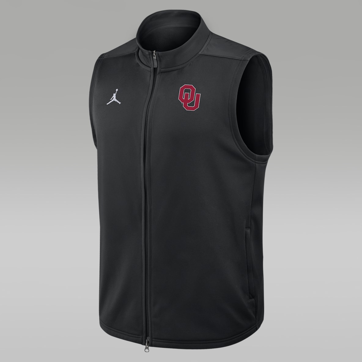 Oklahoma Victory Oklahoma Victory Chaleco con cierre completo universitario marca Jordan Therma-FIT para hombre