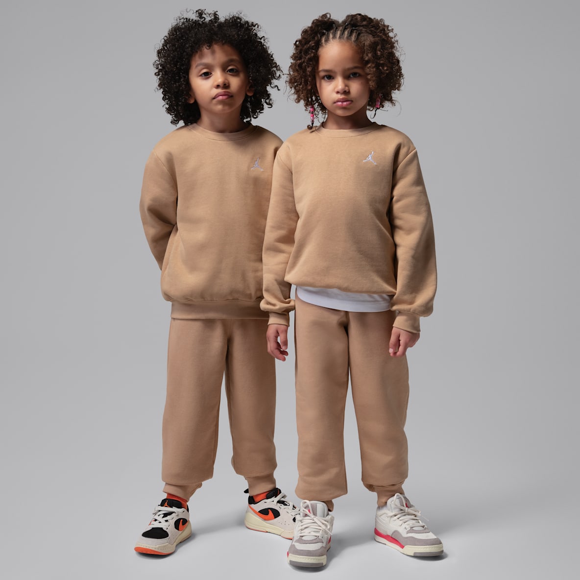 Jordan Brooklyn Fleece Little Kids' 2-Piece Crew Set