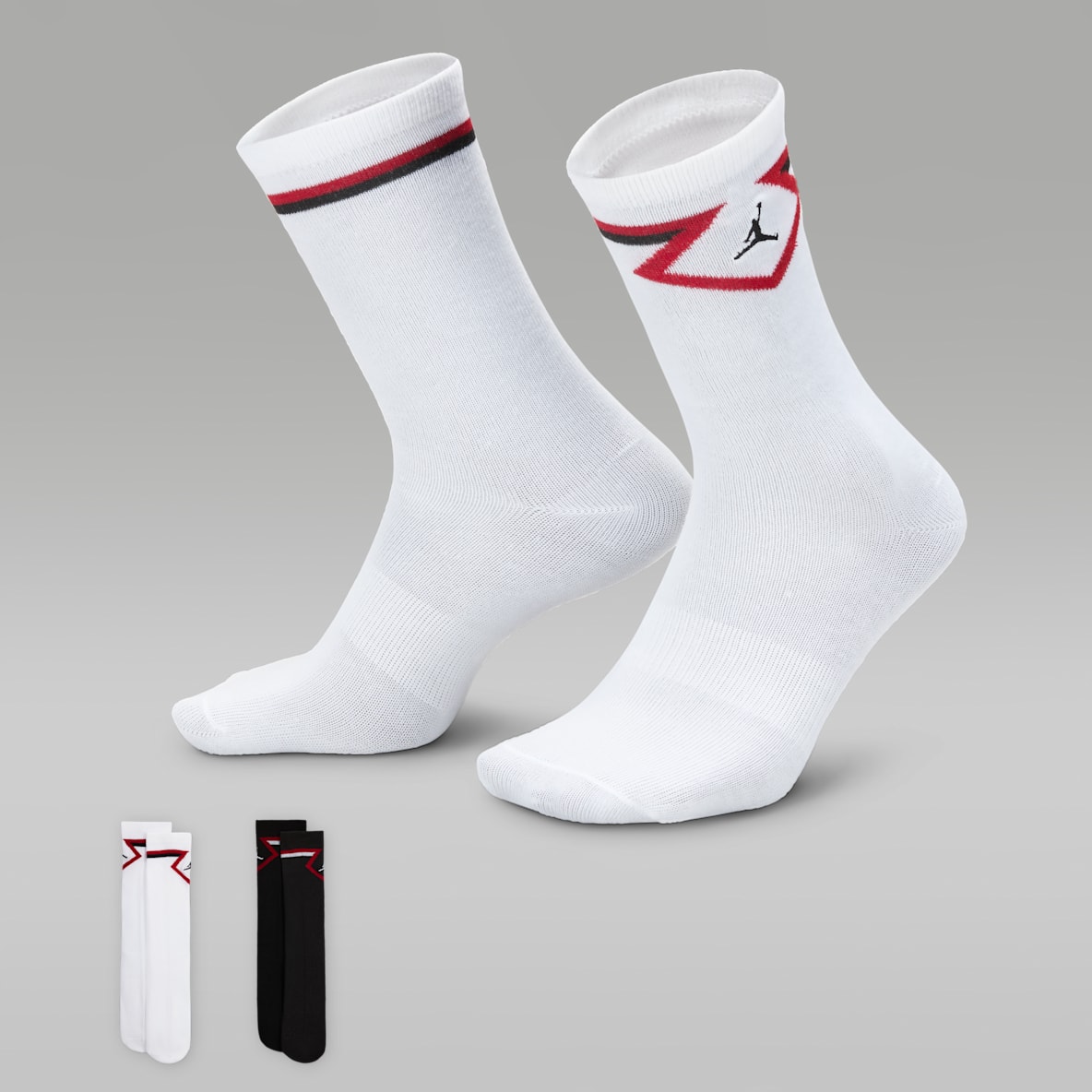 Jordan Jordan Calcetas Diamond High para niños talla grande (2 pares)