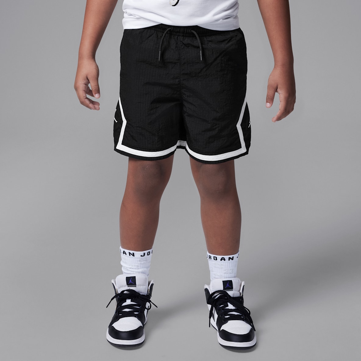 Jordan Jordan Shorts para la alberca de tejido Woven Diamond para niños talla pequeña