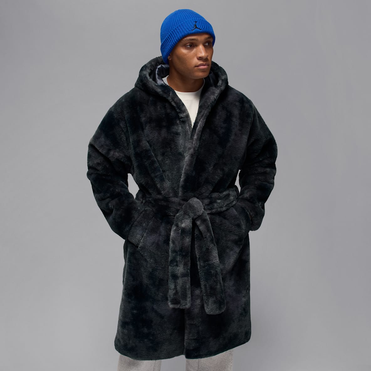 Jordan Brooklyn Jordan Brooklyn Men's Faux Fur Robe