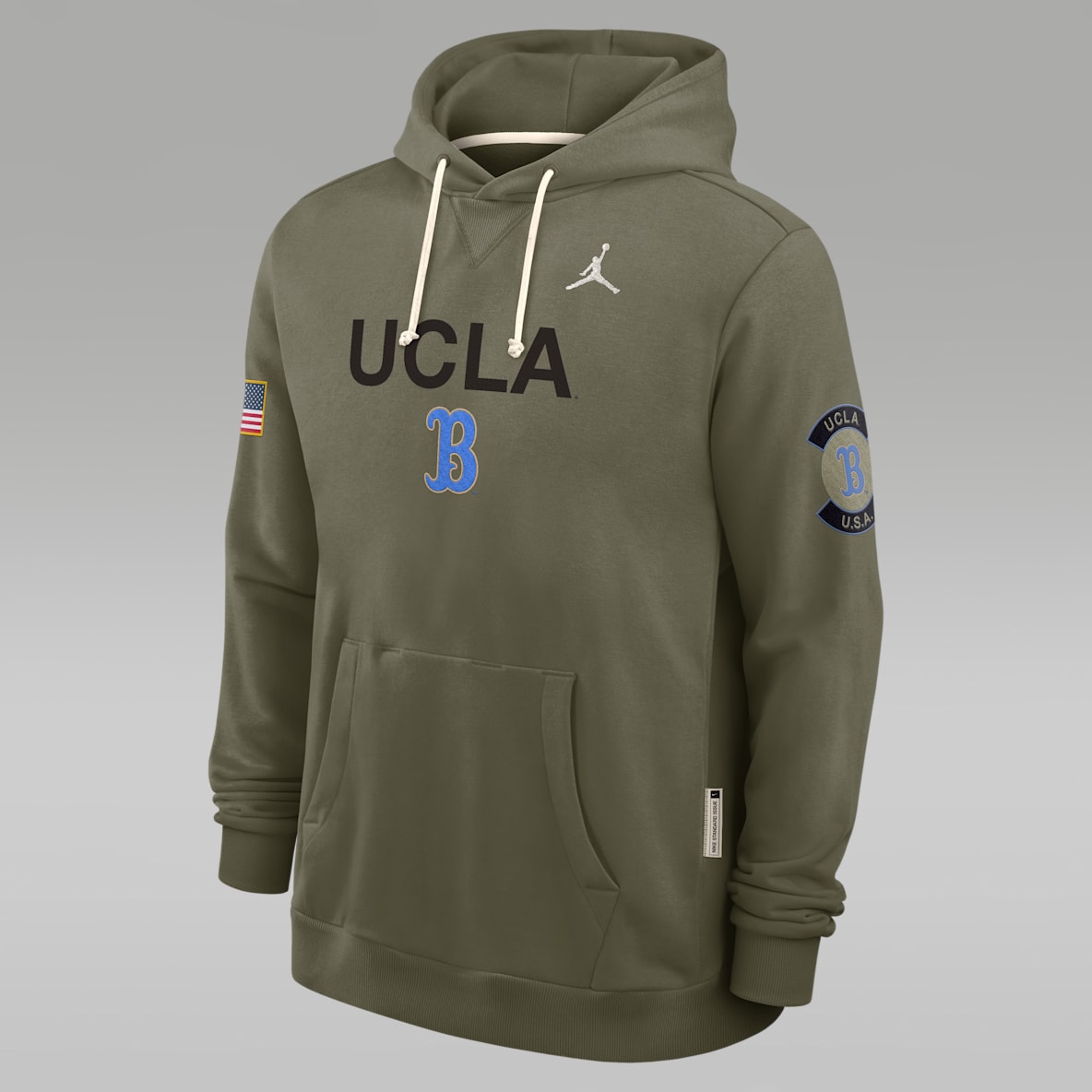 UCLA 2025 Military Appreciation UCLA 2025 Military Appreciation Men's Jordan Brand Dri-FIT College Pullover Hoodie