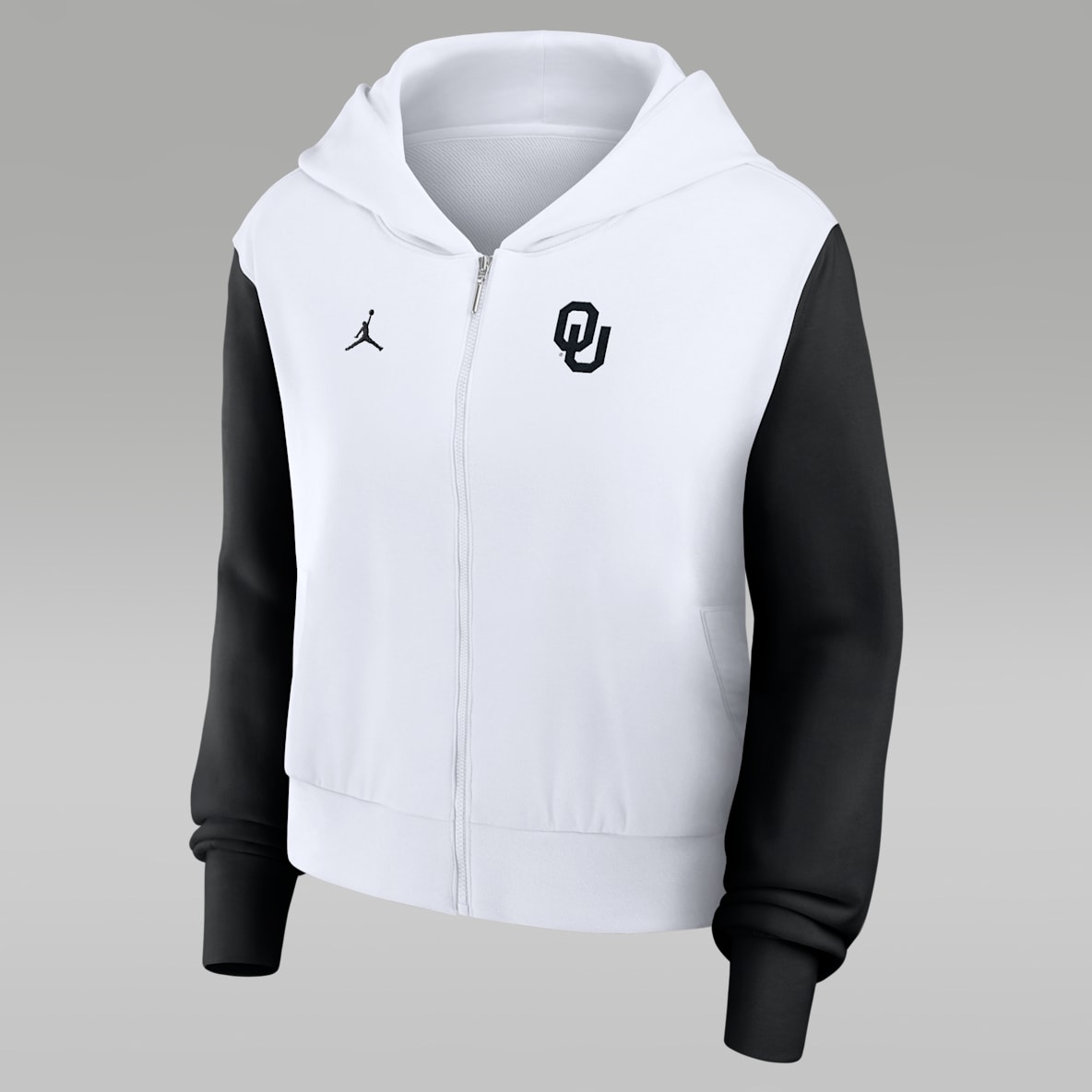 Oklahoma Athletic Prep Colorblocked Script Oklahoma Athletic Prep Colorblocked Script Women’s Jordan Brand College Full-Zip Hoodie