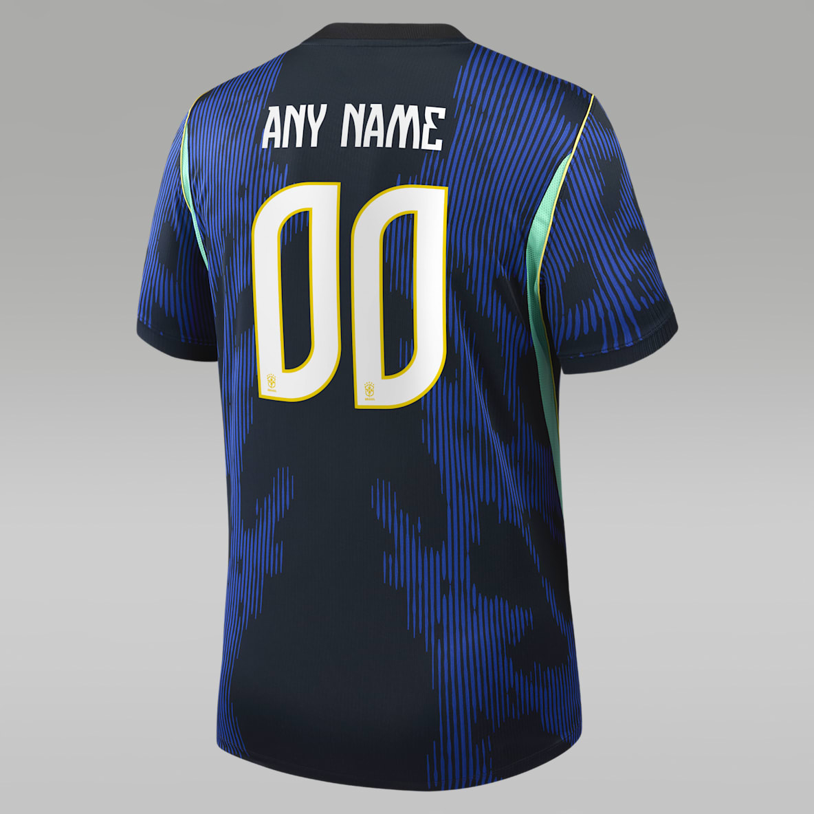 Brazil 2026 Stadium Away Big Kids' Jordan Dri-FIT Soccer Replica Custom Jersey By You