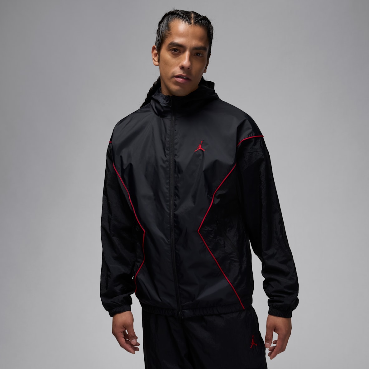Jordan Brooklyn Jordan Brooklyn Men's Hooded Draft Jacket