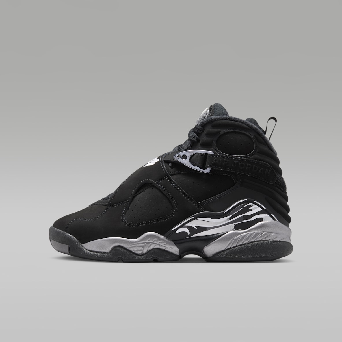 Air Jordan 8 Retro "Chrome" Big Kids' Shoes