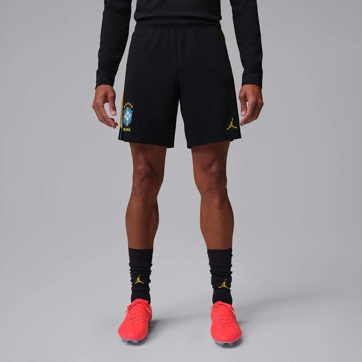 Brazil Academy Pro Jordan Dri-FIT strikket fotballshorts til herre
