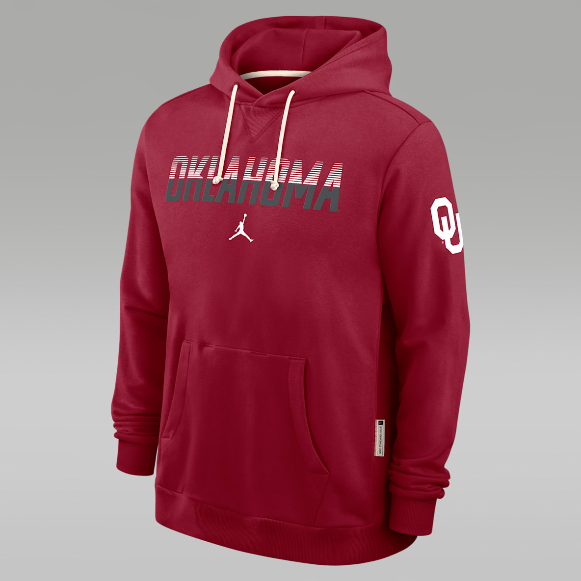 Oklahoma Sideline Standard Issue Men's Jordan Brand Dri-FIT College Pullover Hoodie
