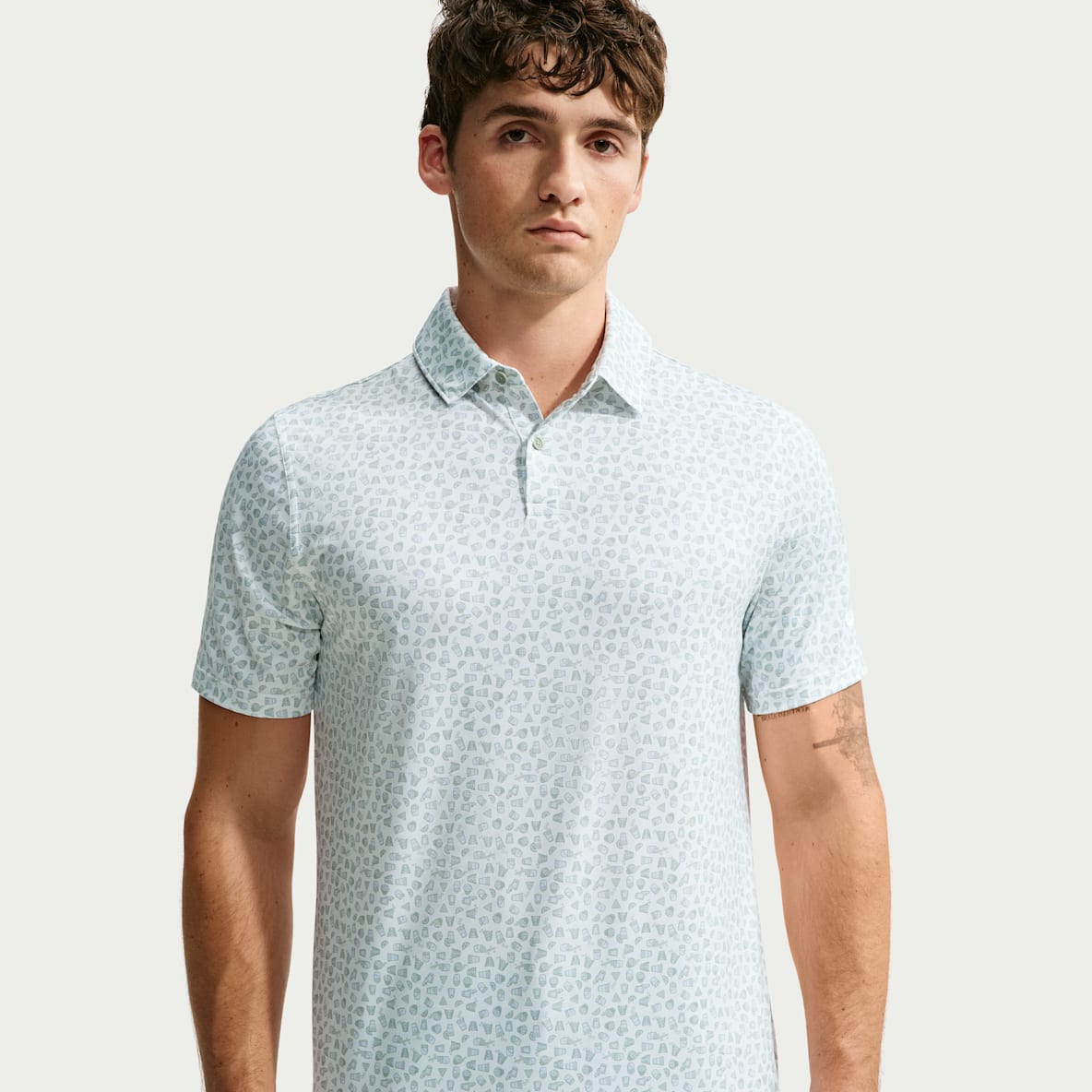 Nike Velocity Dri-FIT-golfpolo med mikromønster til mænd