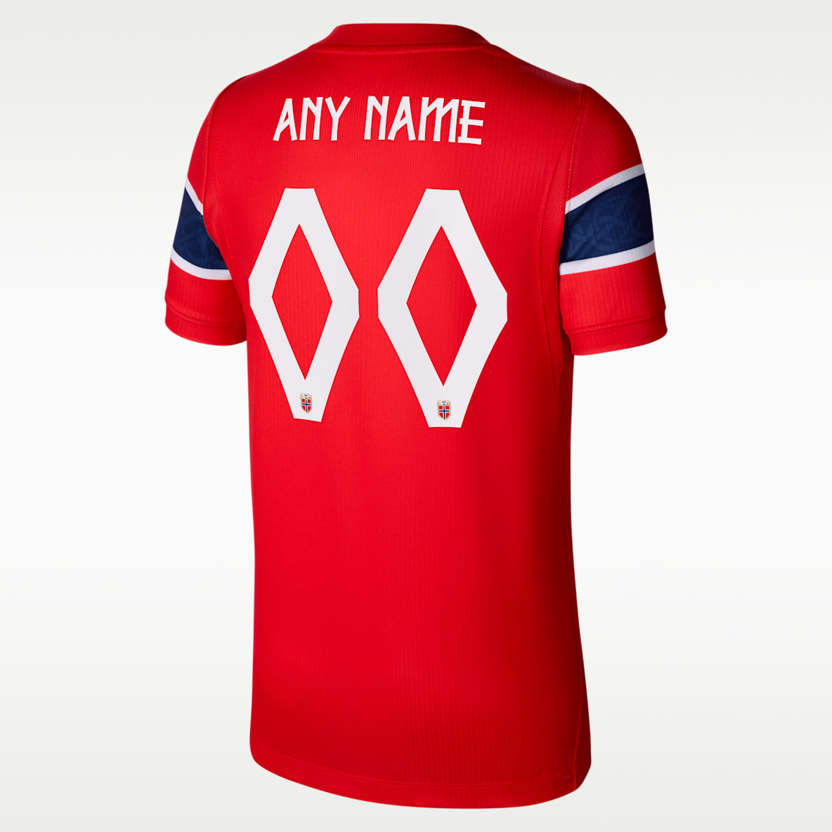 Norway 2026 Stadium Home Big Kids' Nike Dri-FIT Soccer Replica Custom Jersey By You