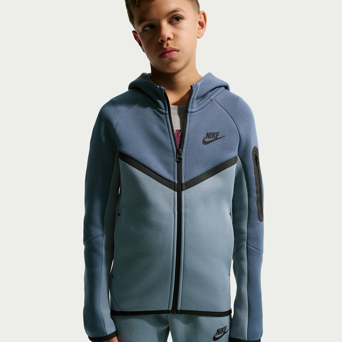 Nike Sportswear Tech Fleece Hettejakke til store barn