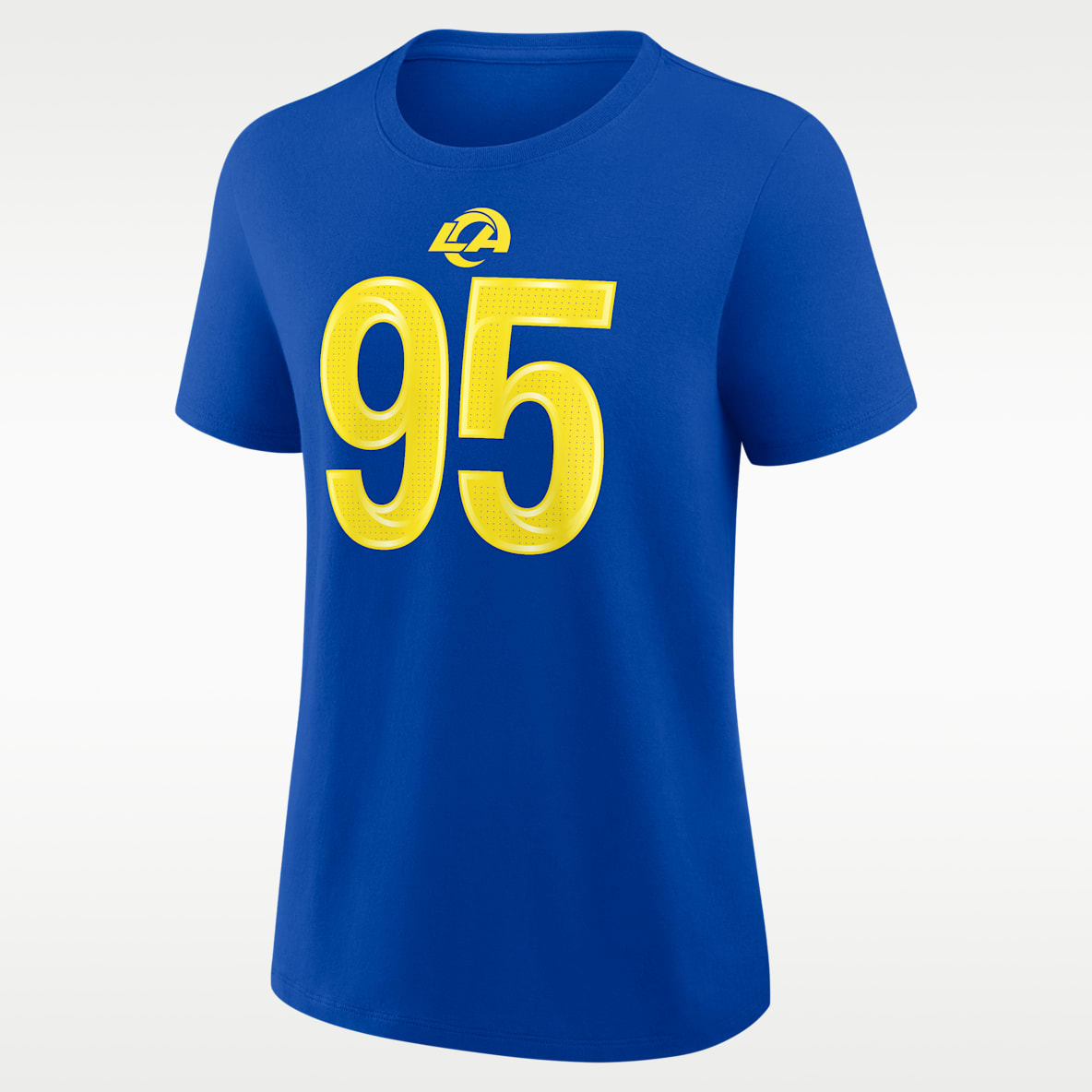 Myles Garrett Los Angeles Rams Playera Nike de la NFL para mujer