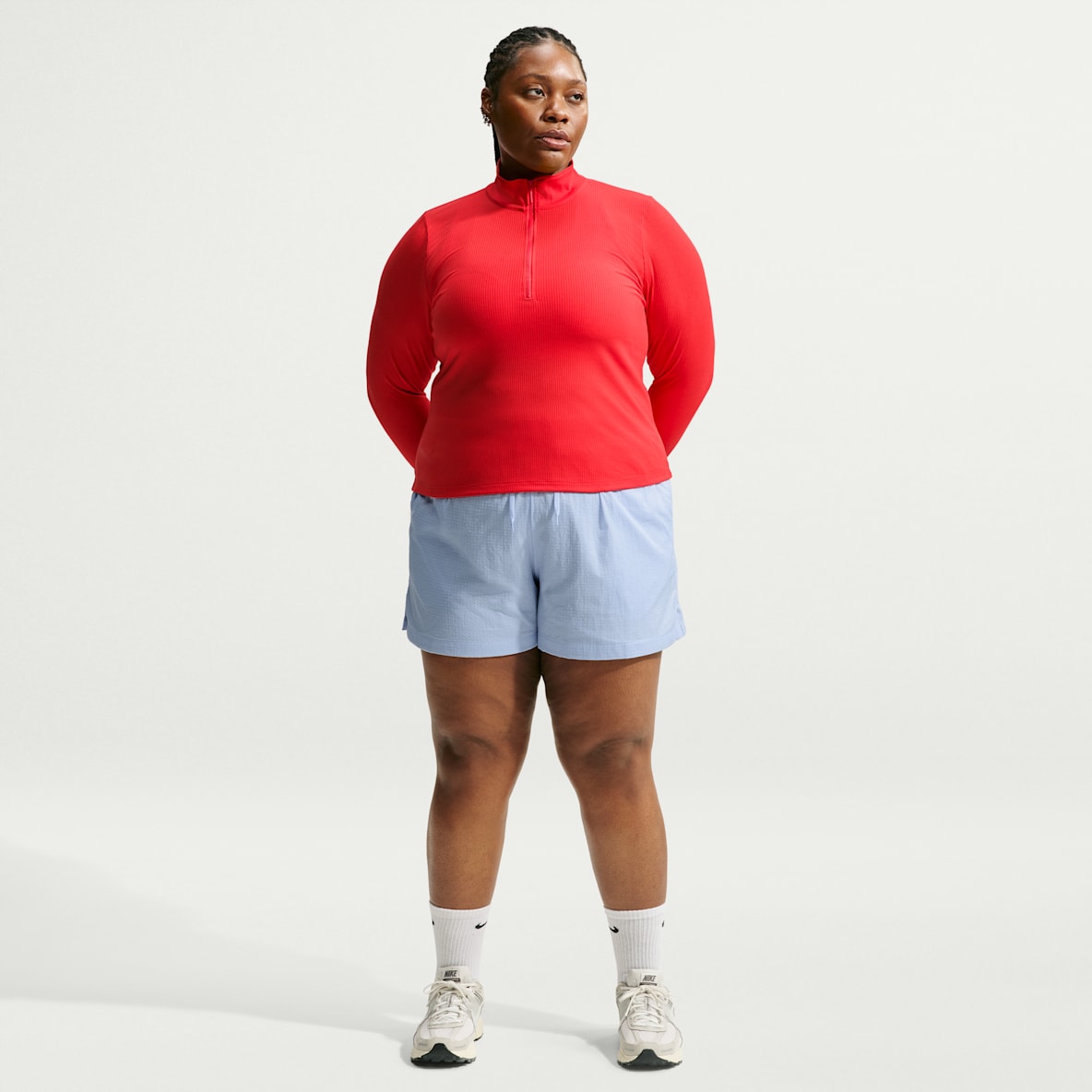 Nike Sportswear Shorts holgados de tiro alto de ripstop ligero para mujer (talla grande)