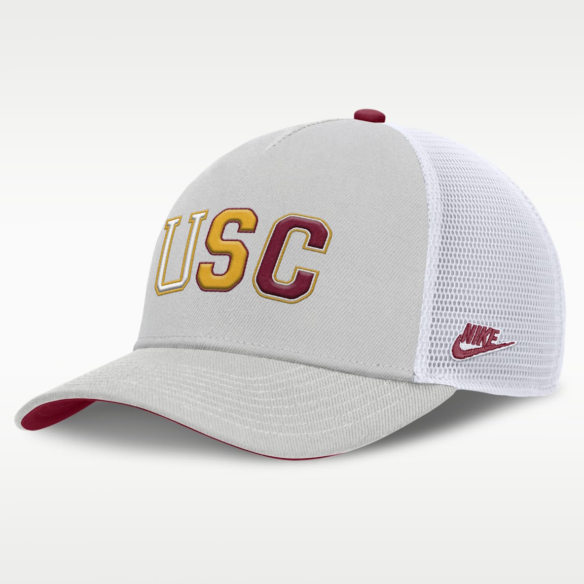 USC Legacy Basketball Rise Gorra de rejilla universitaria Nike ajustable para hombre