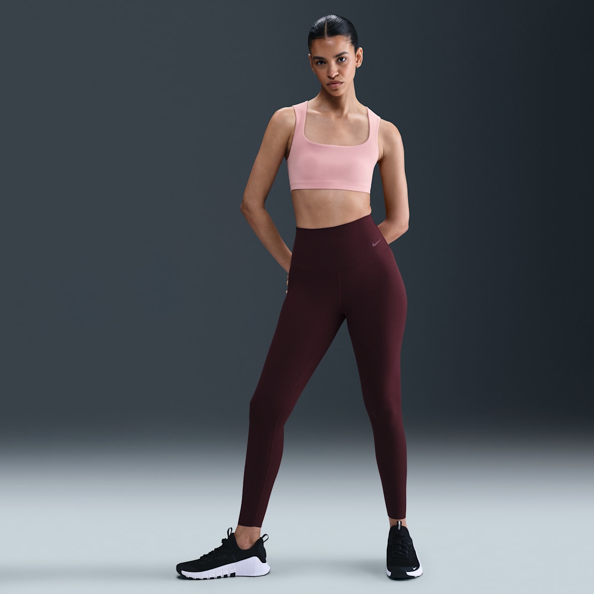 Nike Zenvy Rib Women's High-Waisted 7/8 Leggings