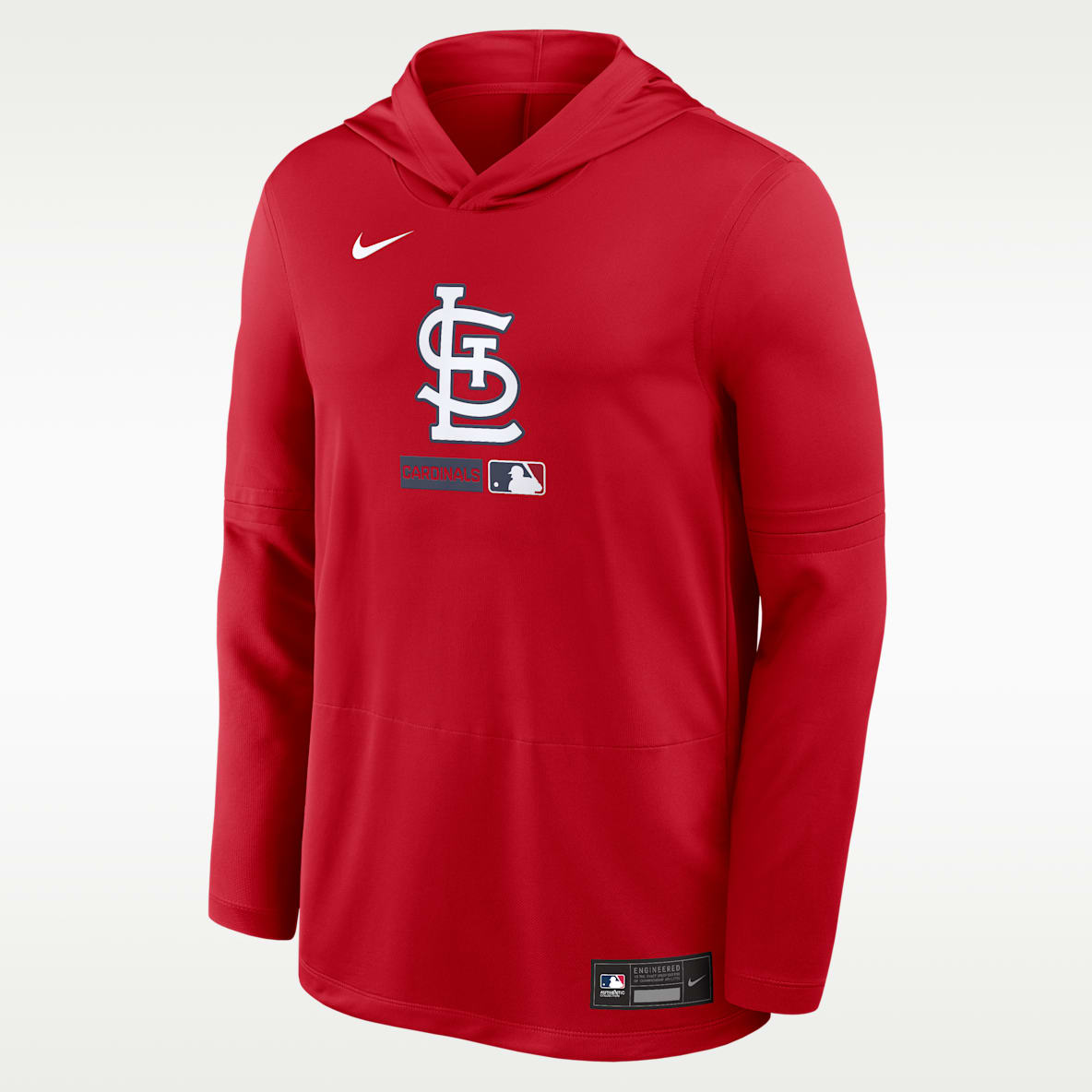 St. Louis Cardinals Authentic Collection Men's Nike Dri-FIT MLB Long-Sleeve Hooded Top