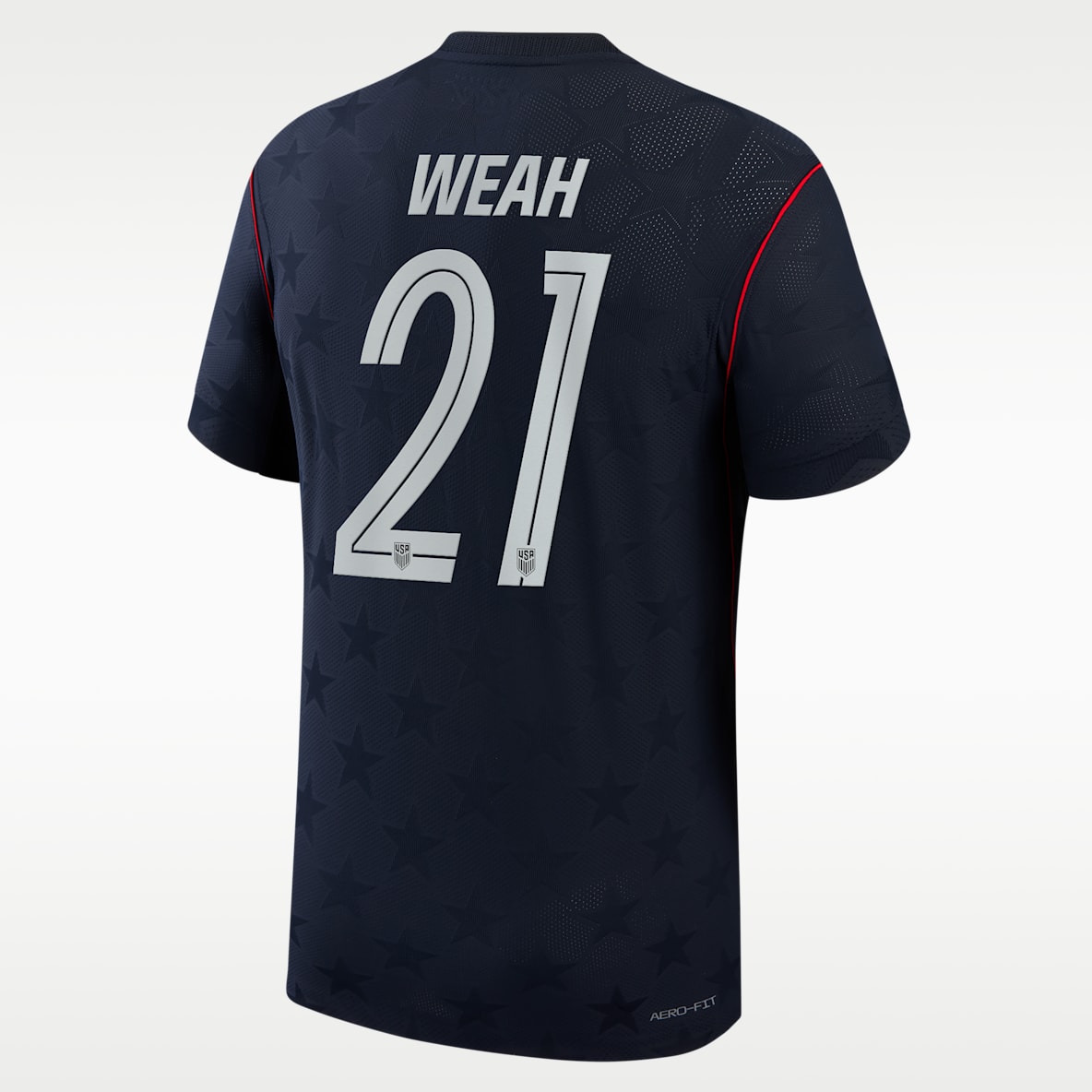 Timothy Weah USMNT 2026 Match Away Men's Nike Dri-FIT ADV Soccer Jersey
