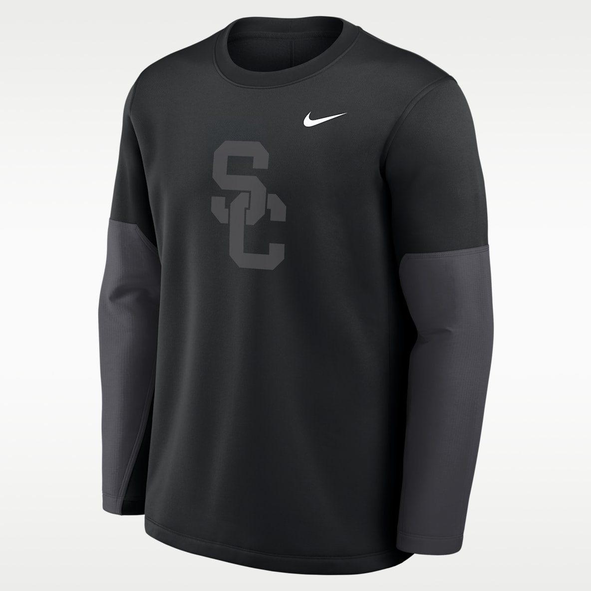 USC Sideline Coach Men's Nike Therma-FIT College Long-Sleeve T-Shirt