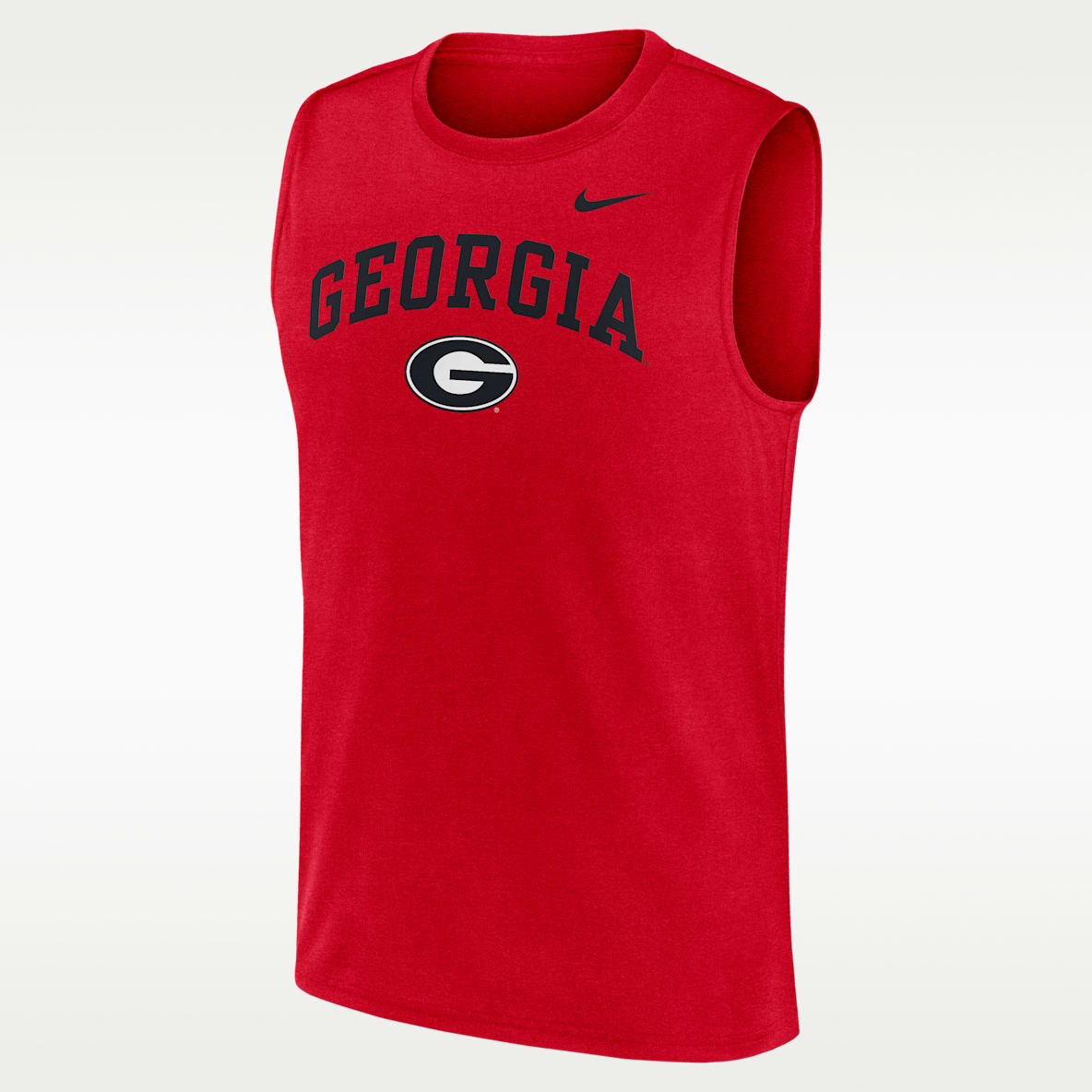 Georgia Primetime Arch Legend Men's Nike Dri-FIT College Muscle Tank Top