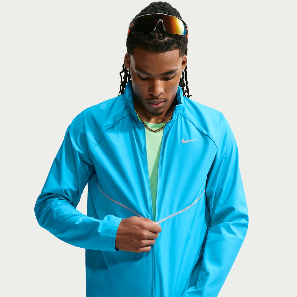 Nike Miler Löparjacka Repel UV för män