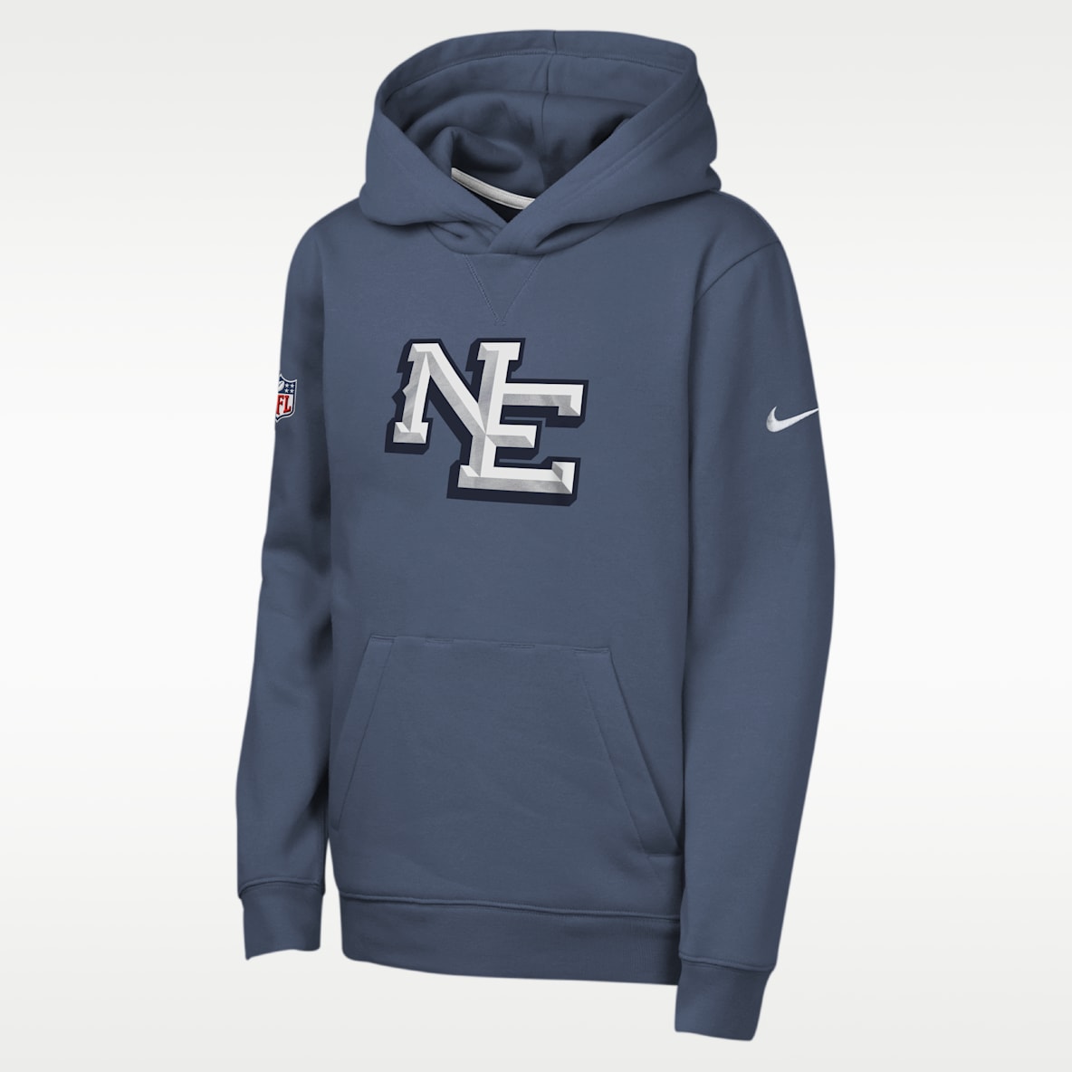 New England Patriots Rivalries Collection Sideline Club Big Kids' Nike NFL Pullover Hoodie