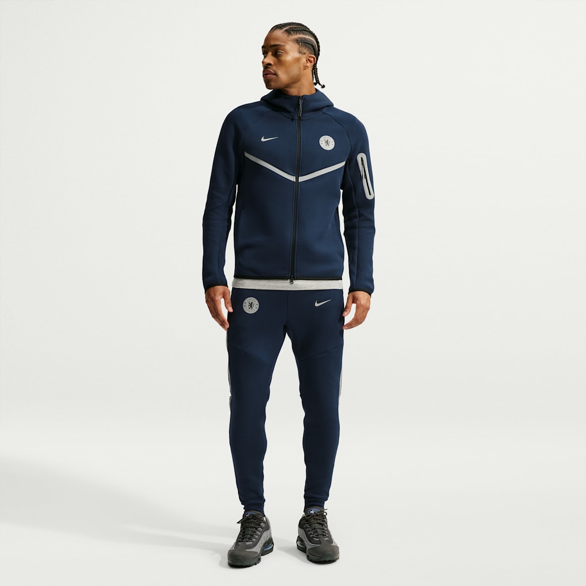 Chelsea FC Tech Fleece Pánské běžecké kalhoty Nike Soccer