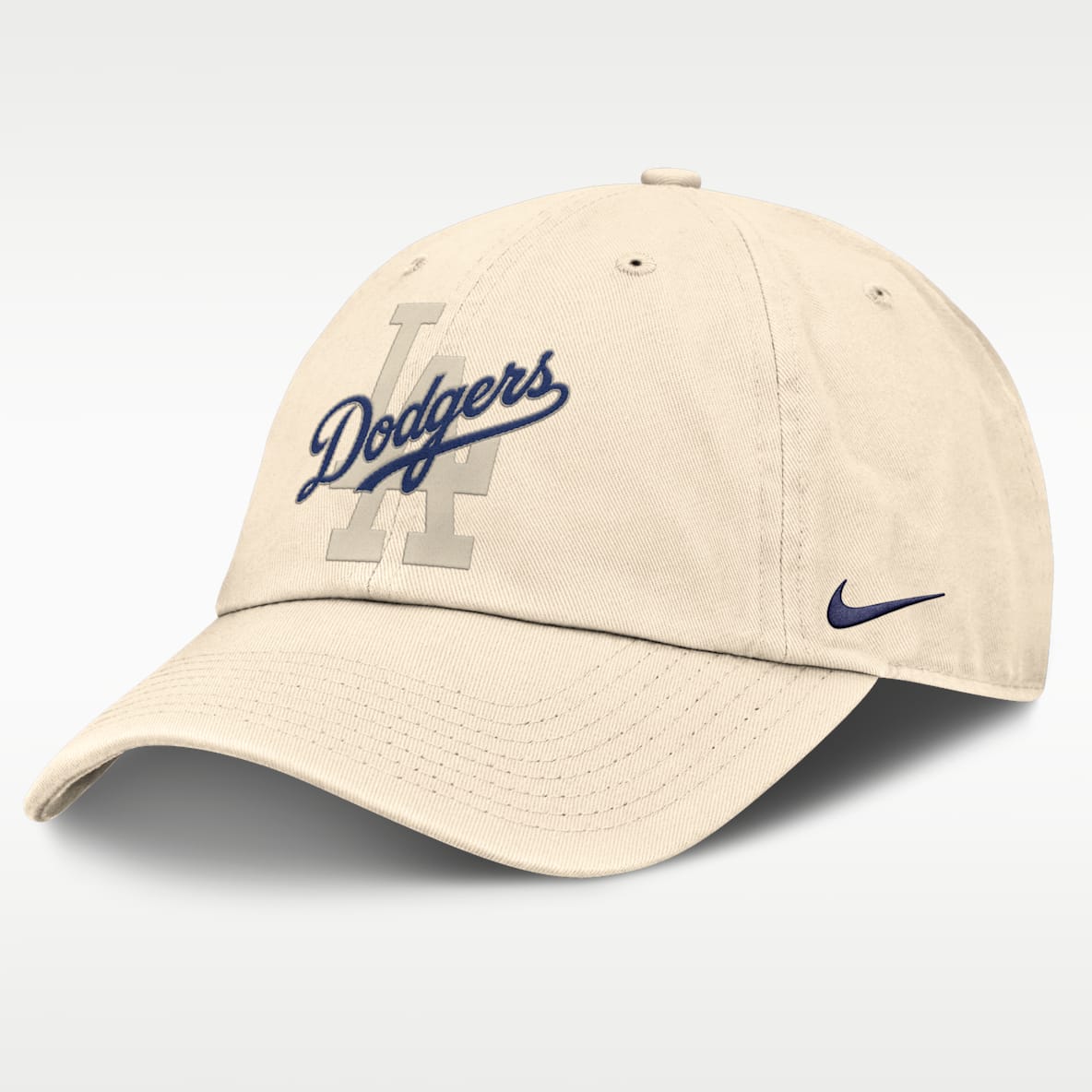 Los Angeles Dodgers Gorra de algodón orgánico sin estructura para hombre Nike de la colección Statement Club