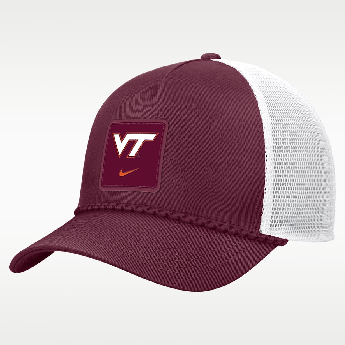 Virginia Tech Sideline Rope Men's Nike College Trucker Adjustable Hat