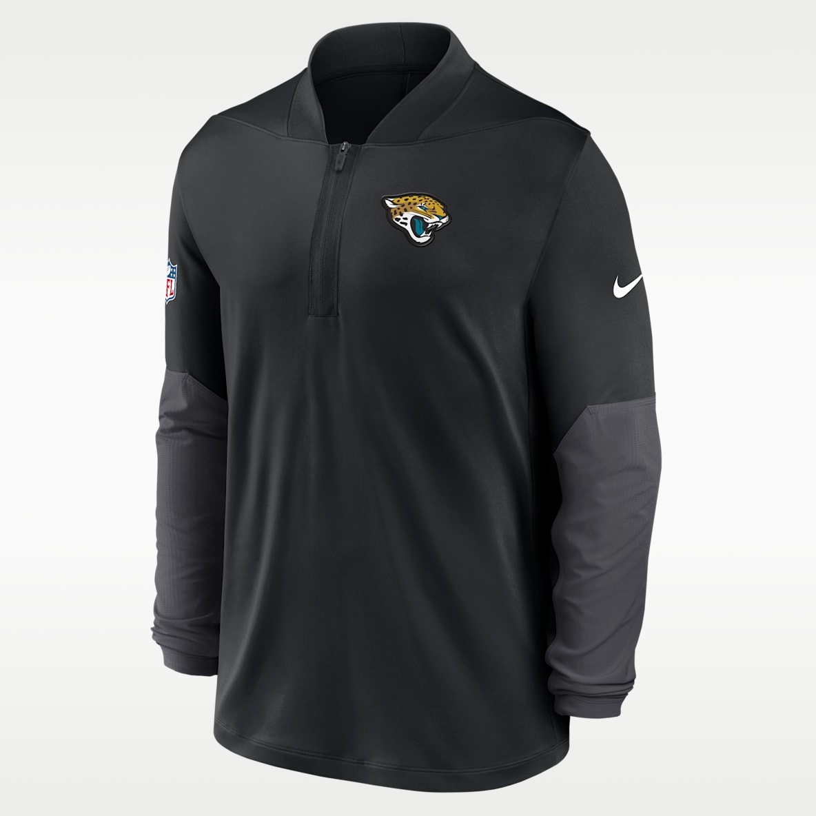 Jacksonville Jaguars Feel The Pressure Men's Nike Dri-FIT NFL 1/2-Zip Top