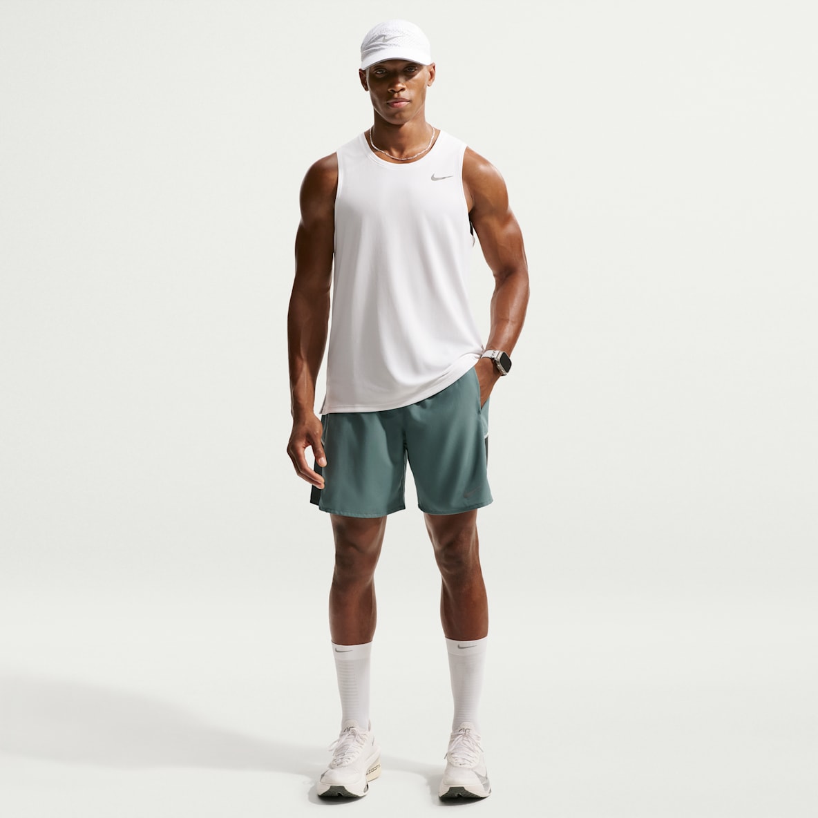 Nike Miler Dri-FIT 2-in-1-Laufshorts (Herren, ca. 18 cm)