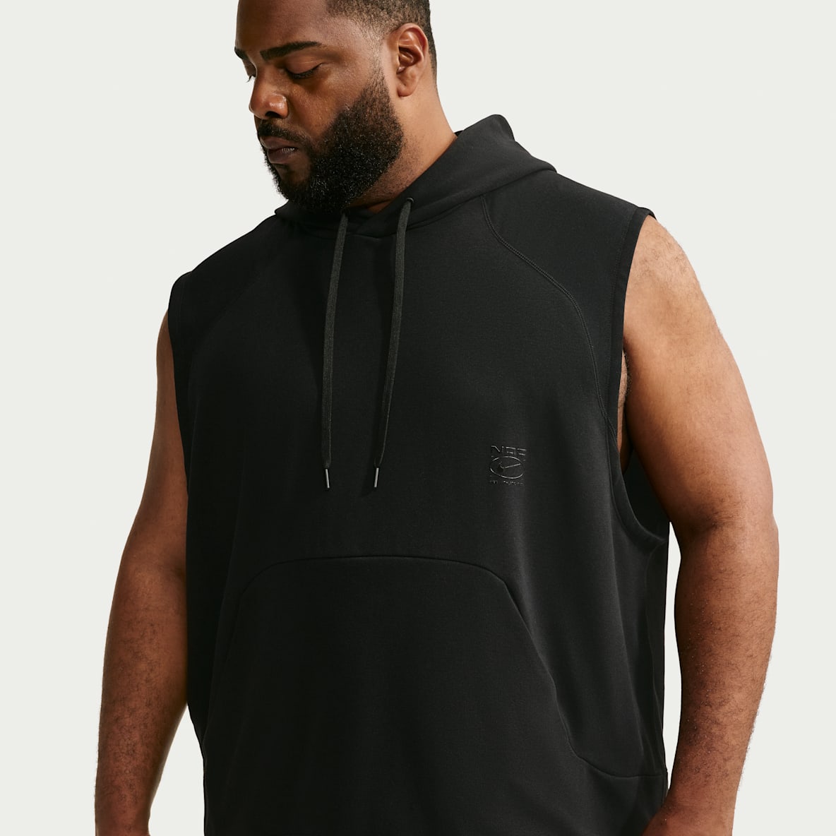 Nike N.A.C. Men's Dri-FIT Fleece Sleeveless Training Hoodie