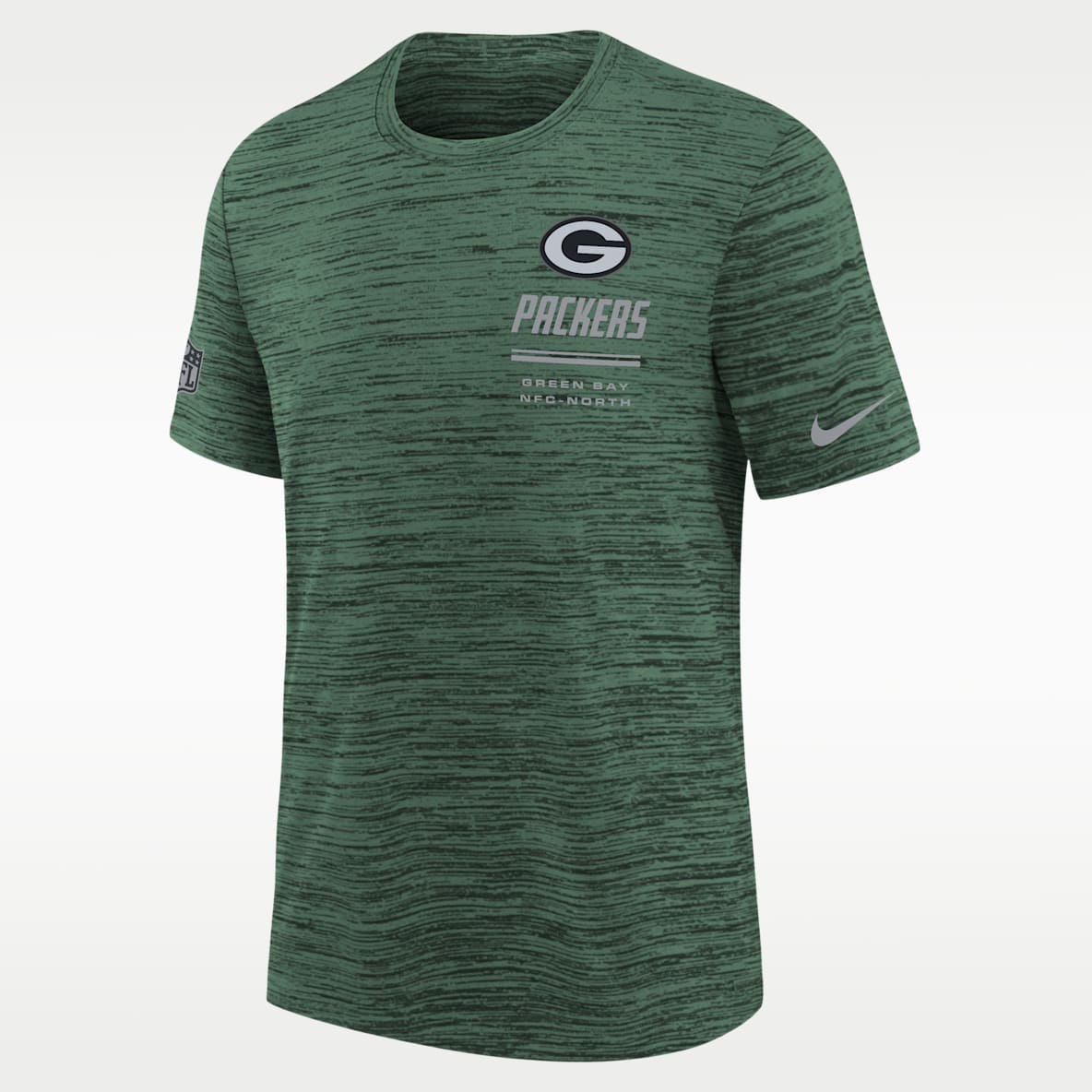 Green Bay Packers Sideline Team Issue Velocity Big Kids' Nike Dri-FIT NFL T-Shirt